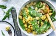 Sultani bezelyeli gnocchi