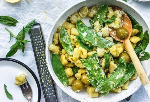 Sultani bezelyeli gnocchi