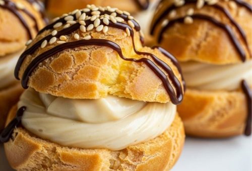 Tahin Kremalı Profiterol
