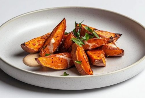 Tahin Soslu Tatlı Patates