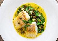 Tavada Kapari Soslu Levrek