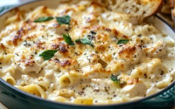 Tavuklu Fırın Makarna