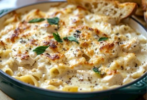 Tavuklu Fırın Makarna