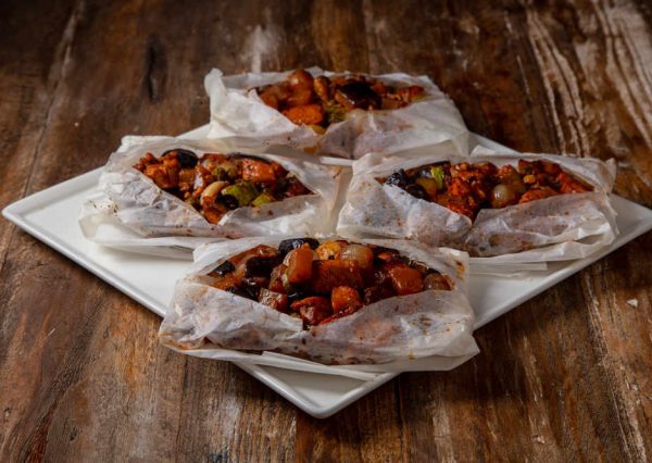 Tavuklu Kağıt Kebabı
