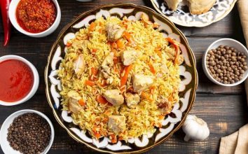 Tavuklu Özbek Pilavı