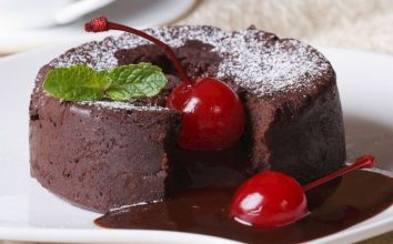 Vişneli Brownie Sufle