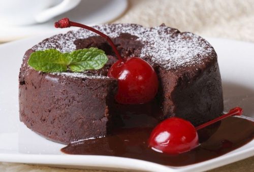 Vişneli Brownie Sufle