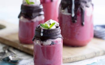 Vişneli soğuk tatlı