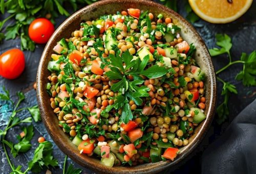 Yeşil Mercimek Salatası Tarifi