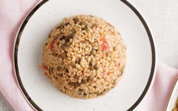 Yeşil mercimekli bulgur pilavı
