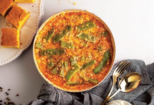 Yumurtalı fasulye kavurması