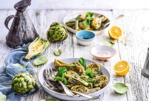 Zeytinyağlı bebek enginar