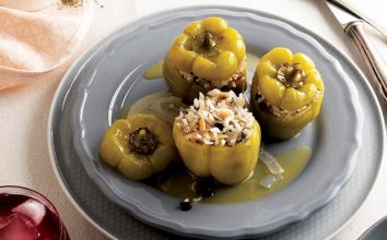 ZEYTİNYAĞLI BİBER DOLMASI