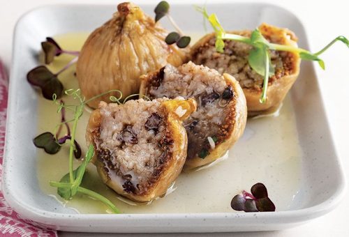 ZEYTİNYAĞLI İNCİR DOLMASI