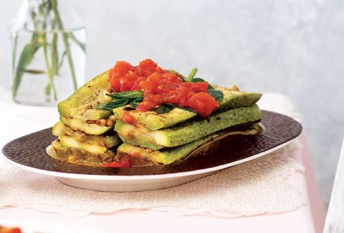 Zeytinyağlı kabak dilimleri