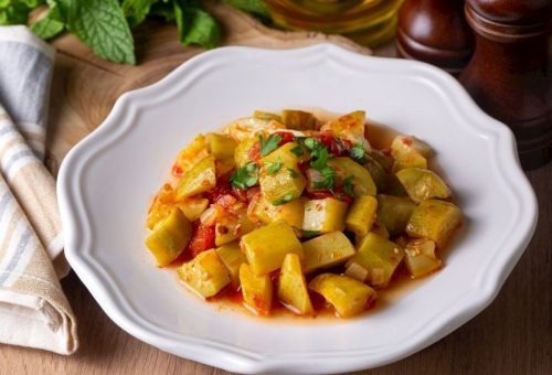 Zeytinyağlı Kabak Yemeği Tarifi