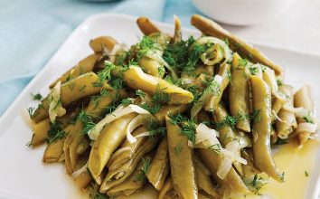 Zeytinyağlı taze bakla