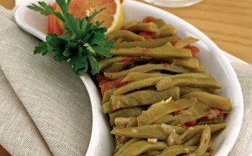 Zeytinyağlı taze fasulye