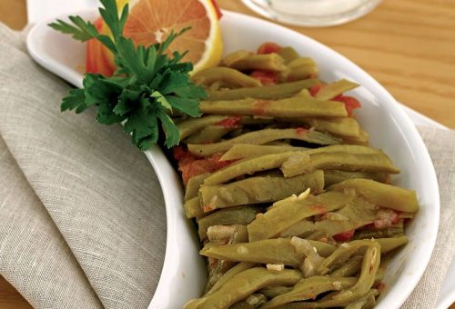 Zeytinyağlı taze fasulye
